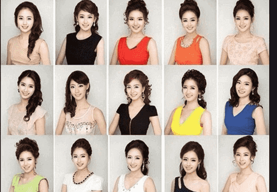 【韩国小姐选美撞脸】韩国小姐选美20佳丽全撞脸 网友戏称＂发型