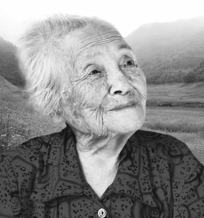 曾张氏， 115岁，辽宁省本溪市人