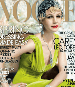 【了不起的盖茨比】《了不起的盖茨比》女主角登《Vogue》封面