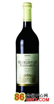 海德堡晚熟黑比诺干红葡萄酒