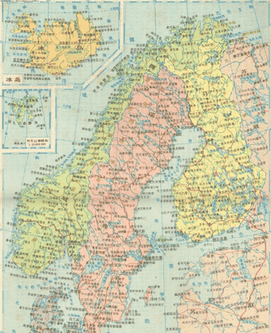 北欧——世界史北欧地图