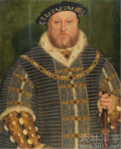 《亨利八世肖像》图