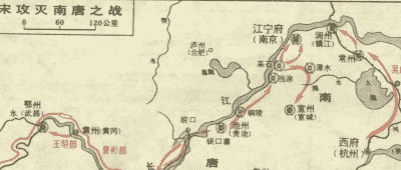 南唐将堡垒置于城外：北宋军队进攻时无险可据