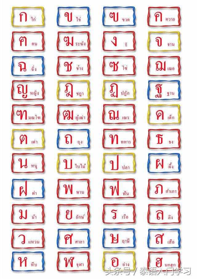 泰语学习（泰语小白入门步骤）