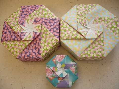 八边形折纸盒的制作图解教程手把手教你制作漂亮的折纸八边形礼盒