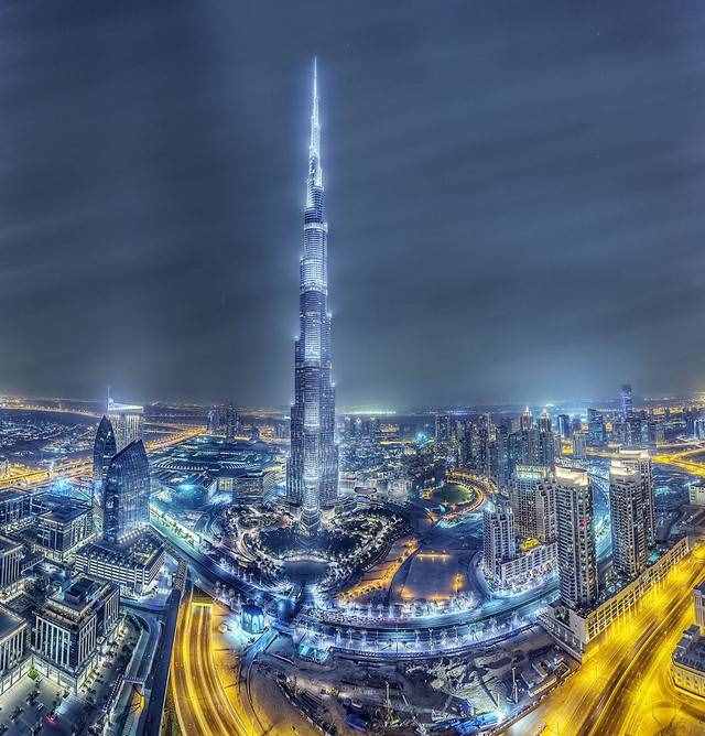 世界排名No.1 迪拜哈利法塔的绝美影像