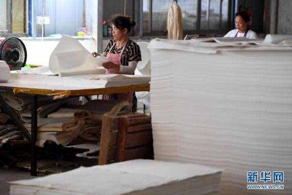 安徽：宣纸产业助力乡村振兴