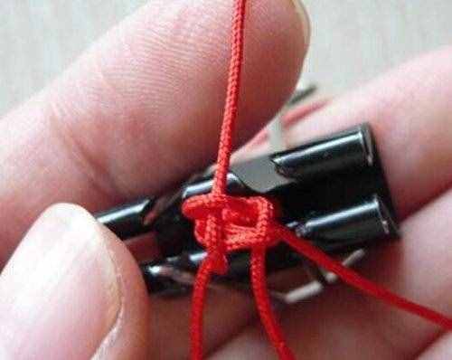 幸运漂亮小红绳手链，附详细教程