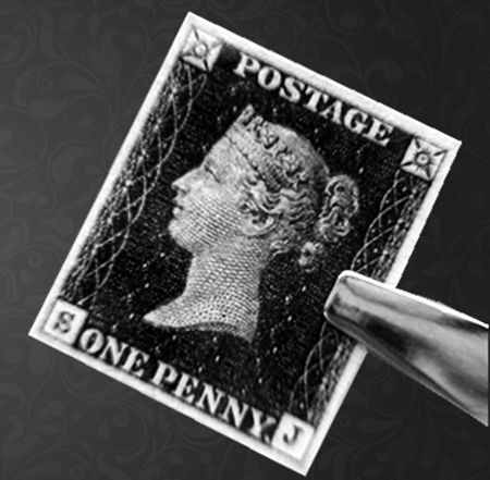 关于世界上第一枚邮票“黑便士”的小知识