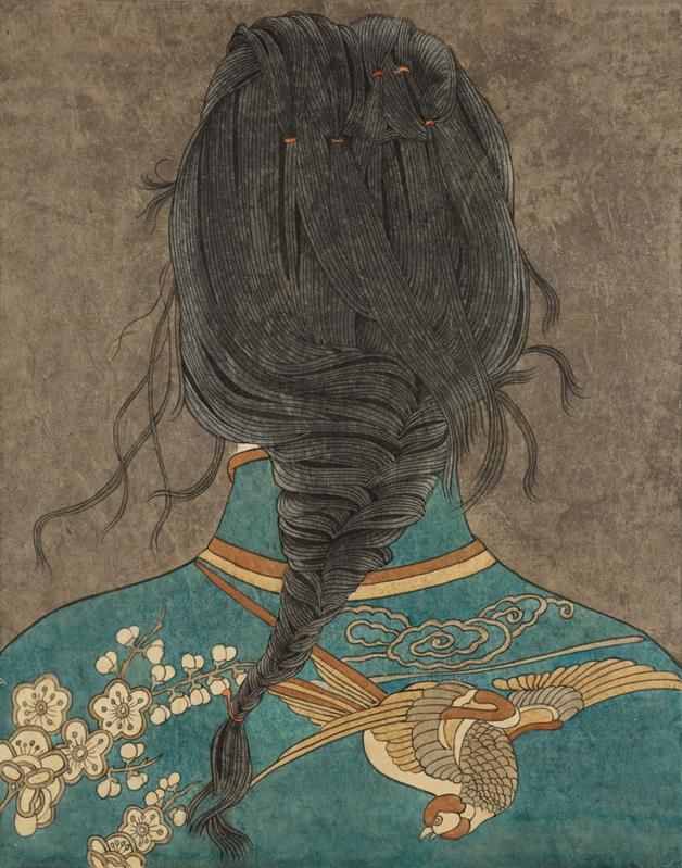 以传统工笔画描绘当代人物之美，苏茹娅艺术展亮相中国美术馆
