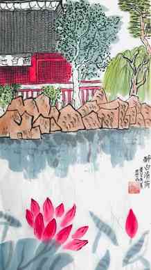 在松江的老街老宅，遇见最美云间童画