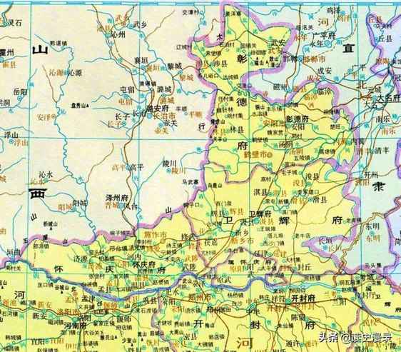 黄河以南是河南，黄河以北是河北，可两省的分界线却不是黄河