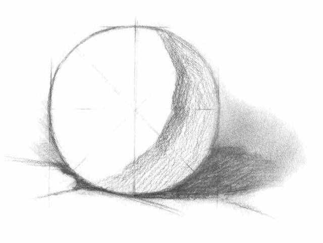 零基础素描教程：分步骤讲解三种石膏几何体画法，简单易学，收藏