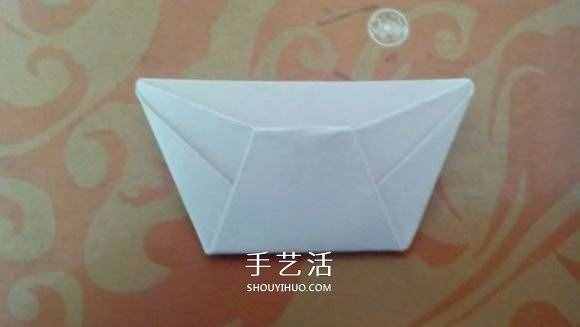 最简单元宝的叠法图解 怎么折纸元宝的方法 -www.shouyihuo.com