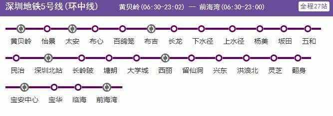 深圳环中线（深圳地铁5号线(环中线)详解）