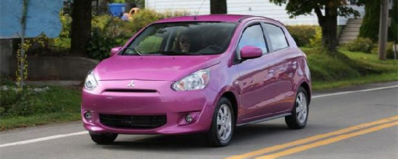马自达粉色的车是什么？