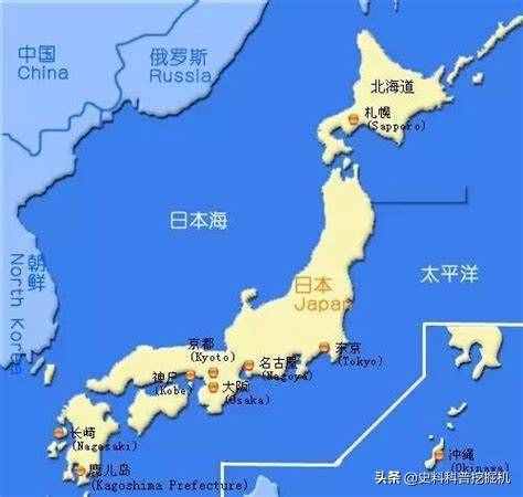 日本的岛屿（日本本土其实主要是四个岛屿组成的）