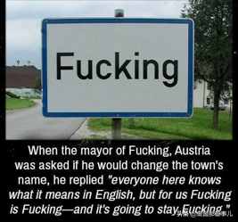 全球最“脏”村（Fucking）改名，奥地利的“奇葩”地名