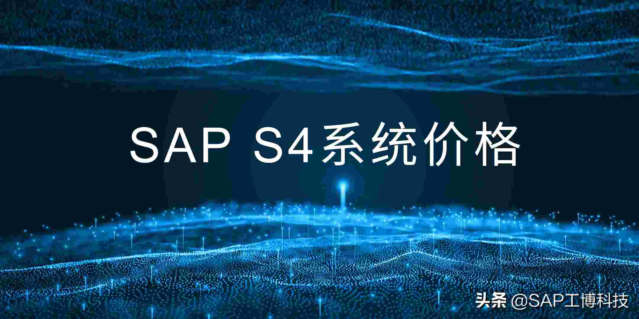 企业购买一套SAP S4系统，需要多少钱？