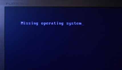 missing operation system（Missing Operating System）