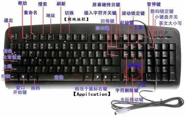 电脑键盘上每个键的作用（电脑键盘按键的功能及作用）