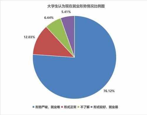 中国大学生就业现状（近八成受访大学生认为现在就业形势严峻）