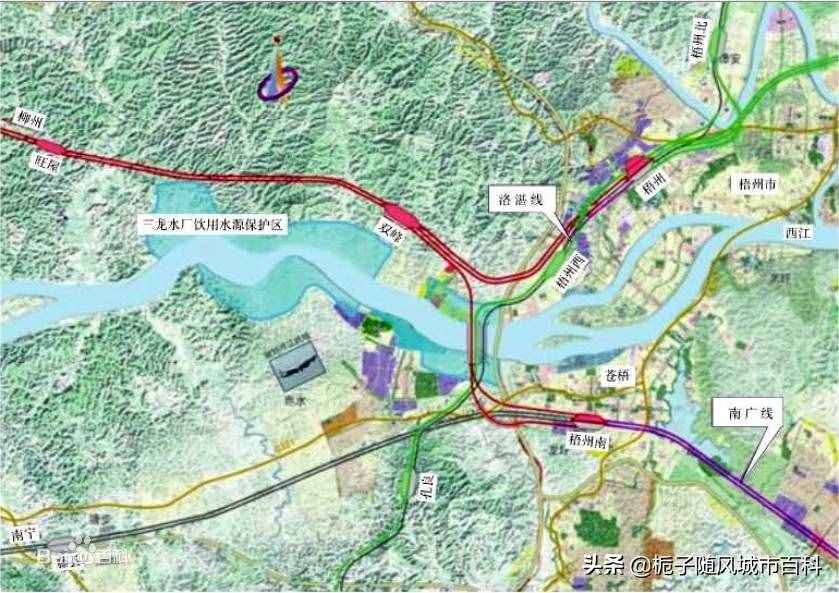 广西梧州市今后主要的四座火车站一览