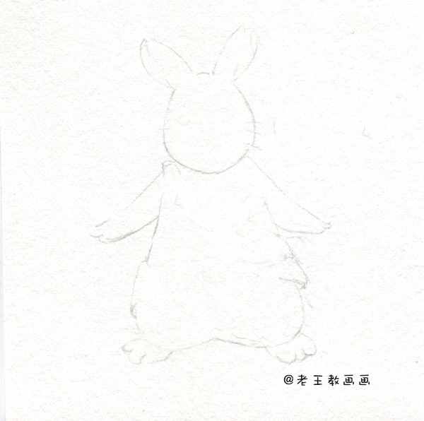 中秋节到了，教你画一只小玉兔！