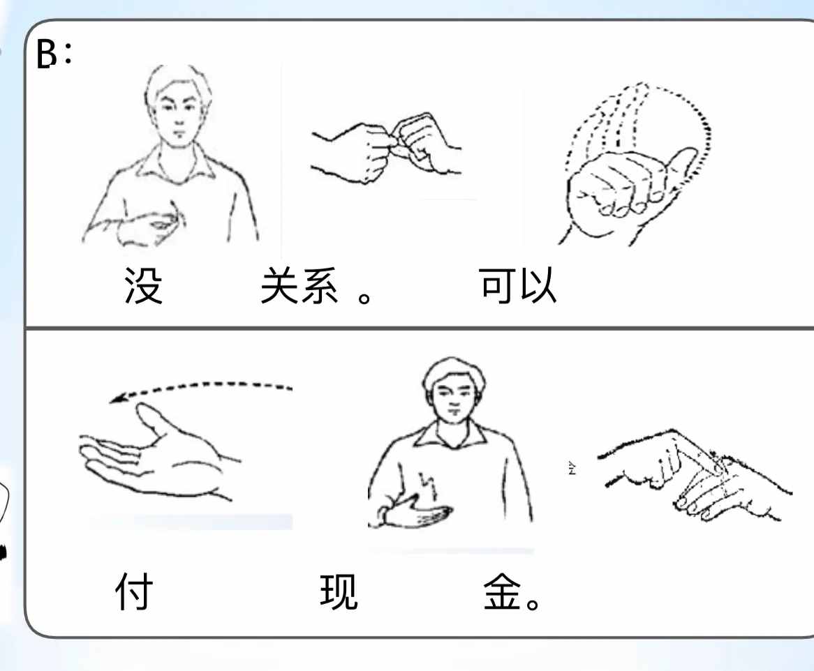 手语场景对话，有图有文字，原来学手语这么简单！